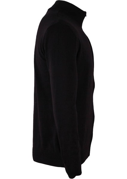 Siyah Erkek Hırka Fermuarlı fiyatları