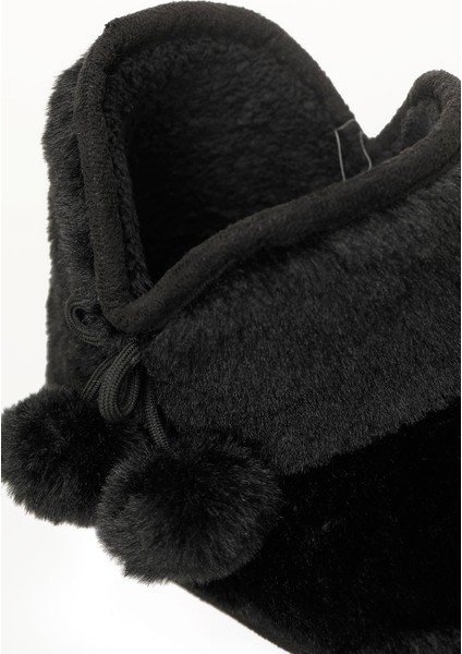 609095.Z5PR Siyah Kadın Panduf