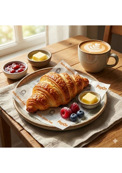 Glutensiz Kruvasan ( 2 Adet x 100GR ) ( Koruyucusuz ) Rolla Gluten Free