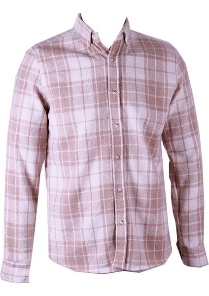 Cepsiz Oduncu Krem Erkek Gömlek 8025