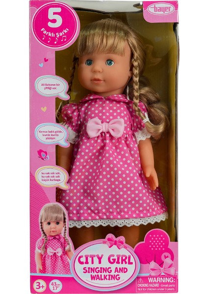 City Girl Şarkı Söyleyen ve Yürüyen Bebek 43 cm fırsatları