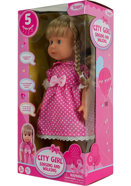 City Girl Şarkı Söyleyen ve Yürüyen Bebek 43 cm indirimleri