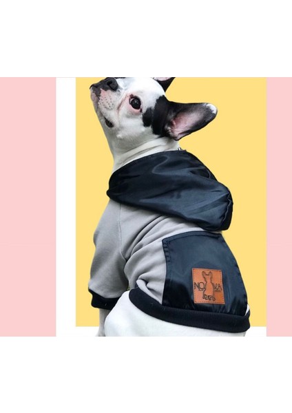 Gri Kapüşonlu Köpek Sweatshirtü Xl/2xl | Şık ve Rahat Köpek Hoodie