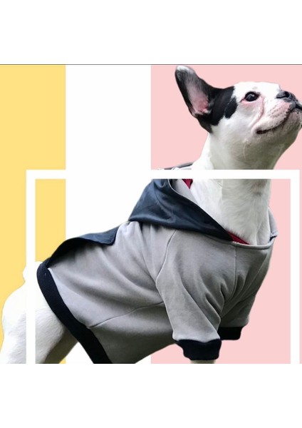 Gri Kapüşonlu Köpek Sweatshirtü Xl/2xl | Şık ve Rahat Köpek Hoodie fiyatları