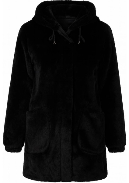 26K133000006 Siyah Kadın Mont 6