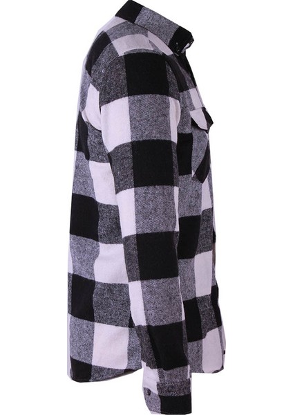 Cepli Oduncu Siyah - Beyaz Erkek Gömlek 8016 fiyatları