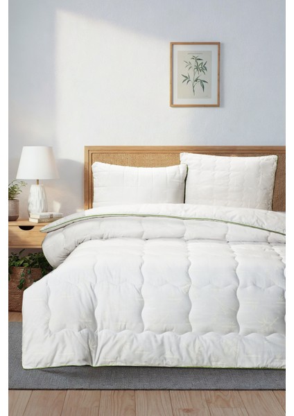 Premium Soft Bambu Yorgan - Çift Kişilik Bambu Yorgan 195X215 cm