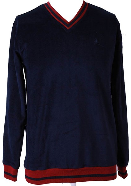 Selanik Bisiklet Yaka Lacivert Erkek Sweatshirt 450