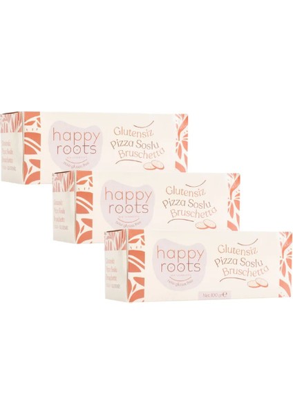 Glutensiz Pizza Soslu Bruchetta 3 Lü Paket