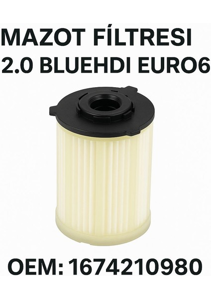 1674210980 Peugeot Boxer 3 Mazot Filtresi 2.0 Bluehdi Euro6