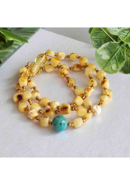 %100 Orijinal Iran Nişabur Firuze Tasarımlı Doğal Damla Kehribar Kolye fiyatları