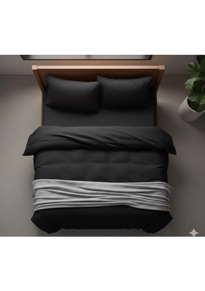 Pamuklu Çift Kişilik Fermuarlı Nevresim & Yorgan Kılıfı 200X220 cm