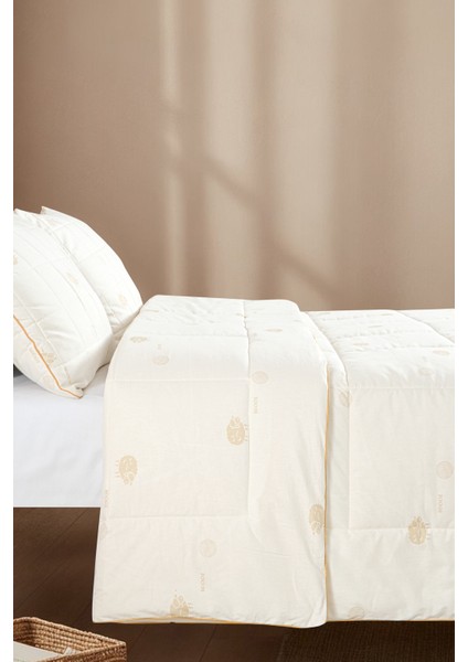 Premium %100 Doğal Çift Kişilik Yün Yorgan | Merinos Yünü Dolgulu 195X215 cm | indirimleri