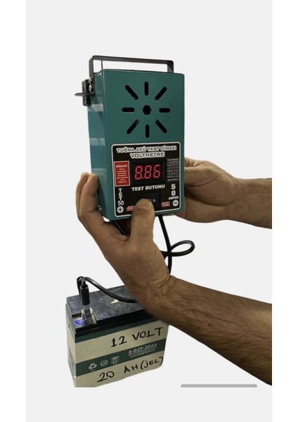 6 12 24 Volt 50 Amper Akü Test Cihazı fiyatları