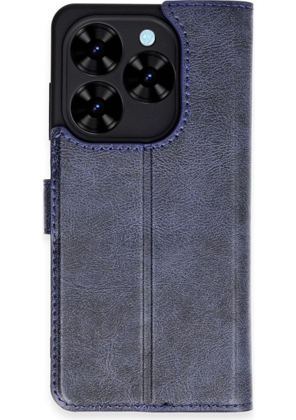 Tecno Spark Go 2024 Kılıf Trend S Plus Kapaklı Kılıf - Lacivert