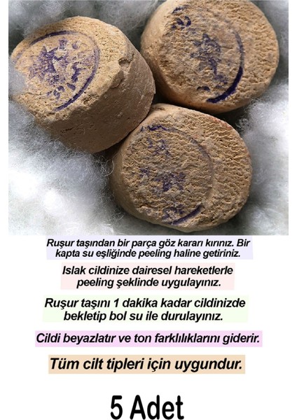 10'lu Peeling Maske Ruşur Taşı Cilt Bakım Seti modelleri