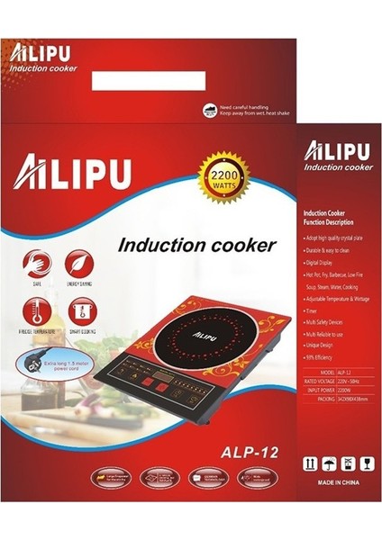 Alp-12 Indüksiyon Ocak Kırmızı indirimleri