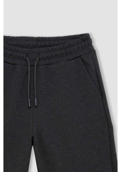 Erkek Çocuk Baskılı Beli Lastikli Şort