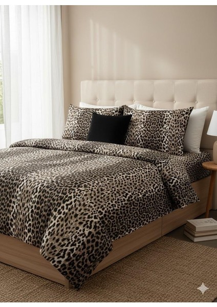 Pamuklu Çift Kişilik Fermuarlı Nevresim & Yorgan Kılıfı 200X220 cm