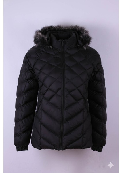 Siyah Kadın Mont Jessica