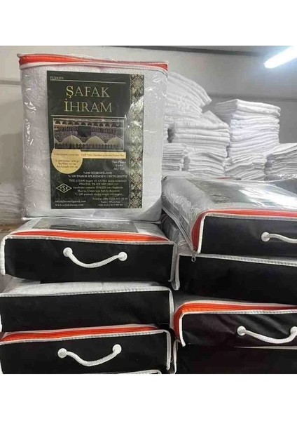 Şafak Ihram Lüx 1000 gr Hac ve Umre Kıyafeti Cotton Ihram 110X220