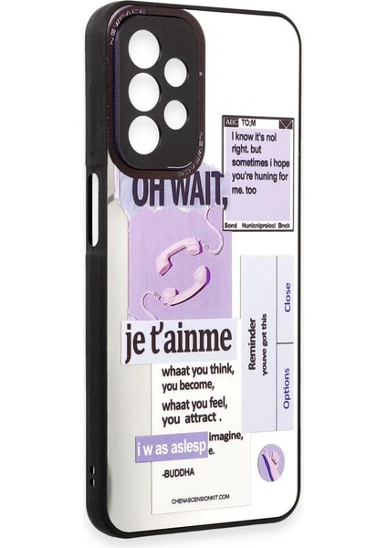 Buğz Samsung Galaxy A23 4g Kılıf Mirror Desenli Kapak - Mirror - 4