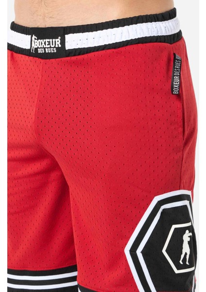 Black Mesh Short Red fırsatları