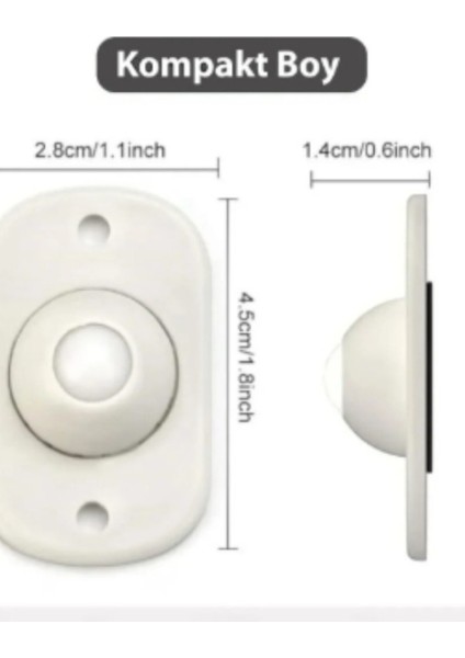 Eşya Taşıma ve Kaydırma Bilyesi 4'lü Yapışkanlı Döner Tekerlek Seti fırsatları