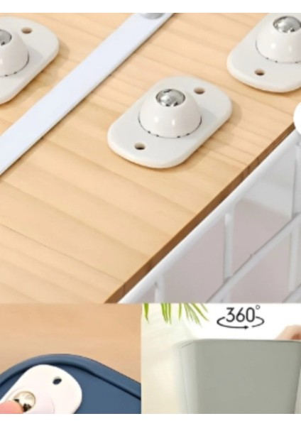 Eşya Taşıma ve Kaydırma Bilyesi 4'lü Yapışkanlı Döner Tekerlek Seti indirimleri