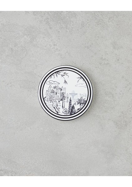 Elegant Seramik Bardak Altlığı 10.8x0.8 cm Siyah - Beyaz (13.11.2025)