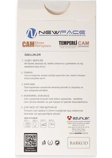 Buğz Newface Vivo Y17S 3D Antistatik Hayalet Cam Ekran Koruyucu fırsatları