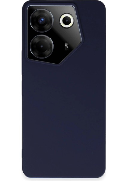 Buğz Tecno Camon 20 Pro 5g Kılıf First Silikon - Lacivert