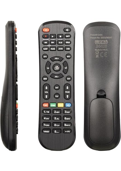 Next Punto + Plus Minix HD - X Box Forza - Starbox Uydu Alıcı Kumandası