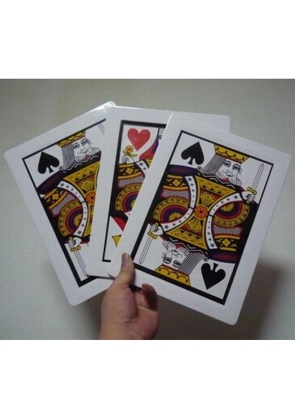 Buğz Üç Kart Monte Sihirbazlık Oyunu Basit Etkileyici Sihirbazlık Oyunu 0040- 3 Kart Fiyatı