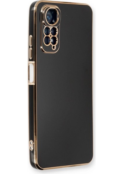 Buğz Xiaomi Redmi Note 11 Kılıf Volet Silikon - Siyah