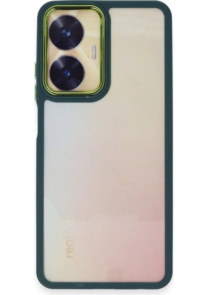 Buğz Realme C55 Kılıf Dora Kapak - Haki Yeşil