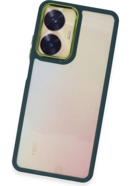 Buğz Realme C55 Kılıf Dora Kapak - Haki Yeşil modelleri