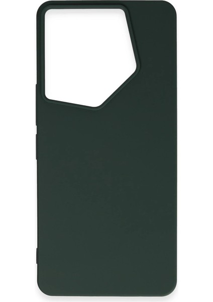 Buğz Tecno Camon 20 Pro 5g Kılıf First Silikon - Koyu Yeşil fiyatları