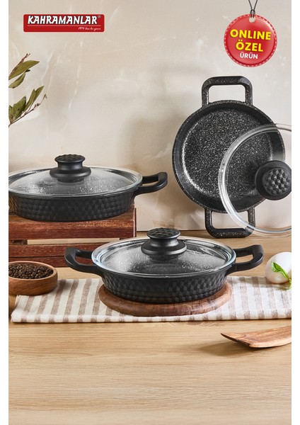 Premium 6 Parça Döküm Sahan Seti fiyatları