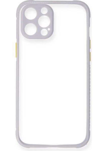 Buğz Iphone 12 Kılıf Miami Şeffaf Silikon - Lila fiyatları