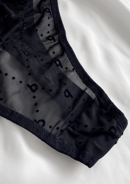 Siyah Balenli Tül Sütyen Takım indirimleri