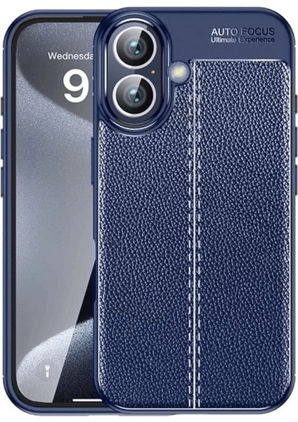 Buğz Iphone 16 Plus Kılıf Auto Focus Kapak - Lacivert