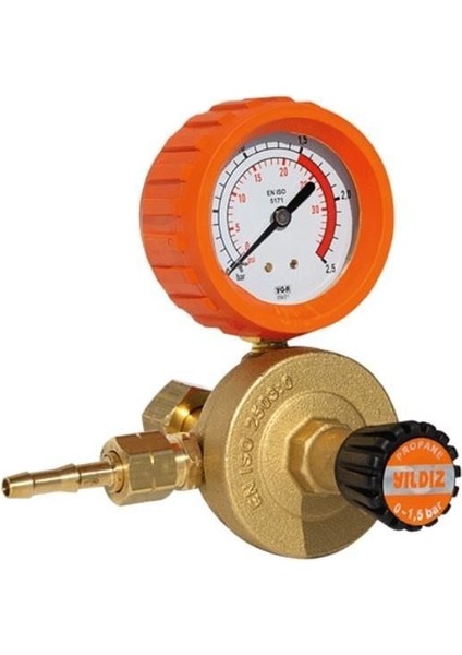 Yıldız 5120 Basınç Düsürücü Propan (Lpg) Manometreli