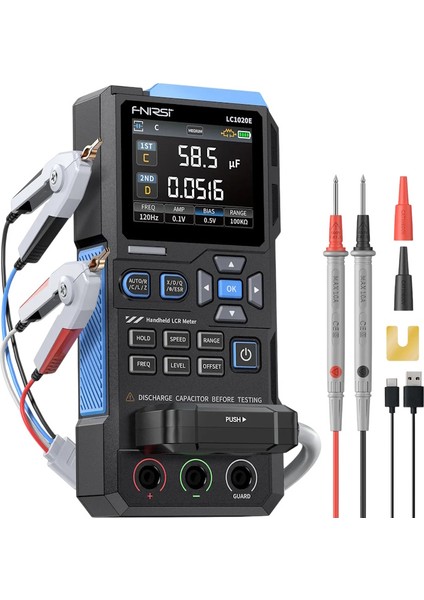 LC1020E Yüksek Hassasiyetli El Tipi Lcr Metre