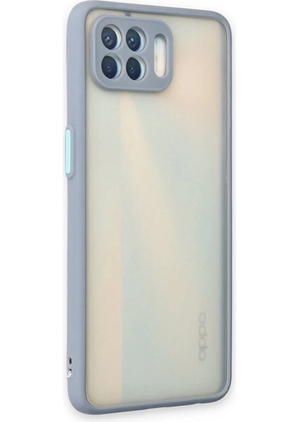 Buğz Oppo Reno 4 Lite Kılıf Montreal Silikon Kapak - Gri modelleri