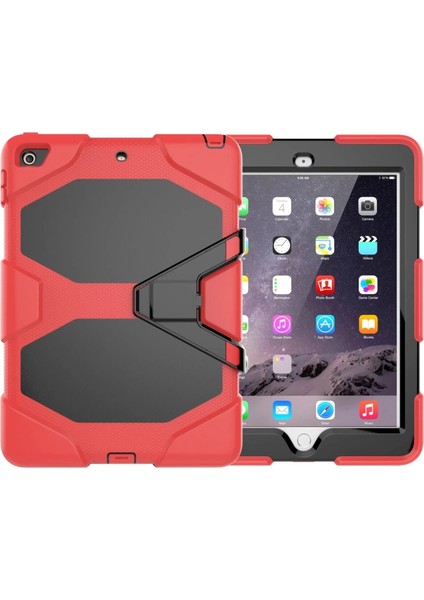 Buğz Ipad 5 Air 9.7 Kılıf Griffin Tablet Kapak - Kırmızı