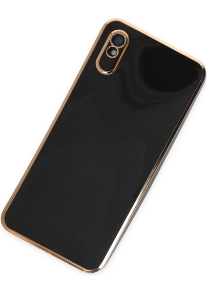 Buğz Xiaomi Redmi 9A Kılıf Volet Silikon - Siyah modelleri