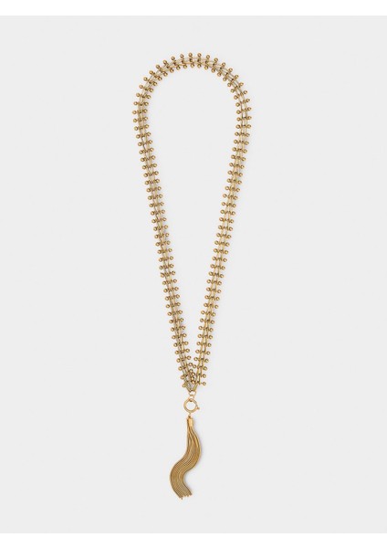 Metal Püskül Detaylı Kolye fiyatları