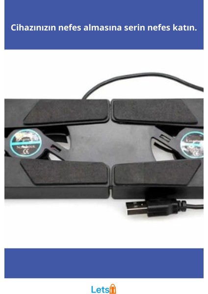 Katlanabilir Taşınabilir Laptop Soğutucu 60MM Fan ile Hızlı Soğutma fiyatları