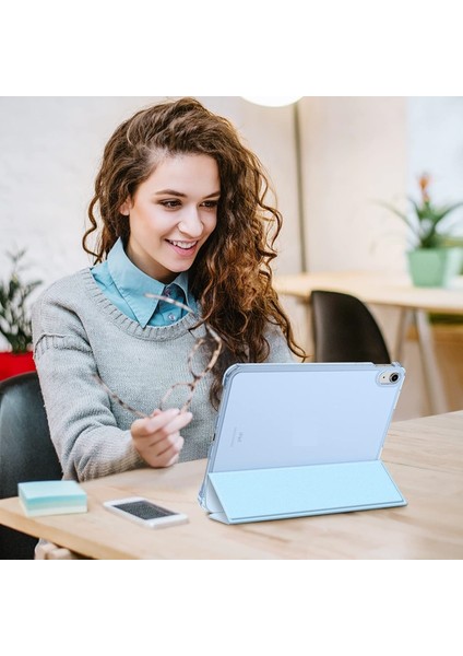 Ipad 11.nesil A16 11INÇ/10.NESIL 10.9inç Uyumlu Kılıf Flip Cover Kalem Bölmeli Pc Case